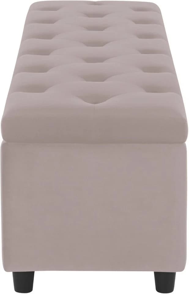 HOME AFFAIRE Bettbank Relaxy Beige Grau mit Stauraum - Bild 4