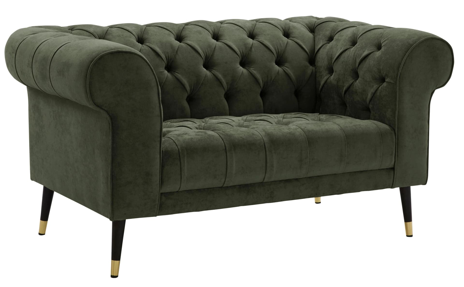 Home Affaire Chesterfield-Sofa Tinnum Olive Vintage