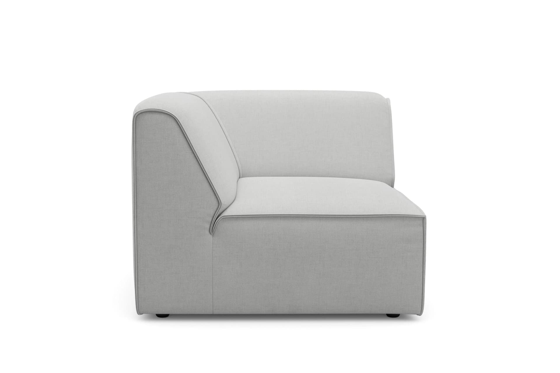 OTTO HOME Merid Sofa-Eckelement Hellgrau Polyestermaterial