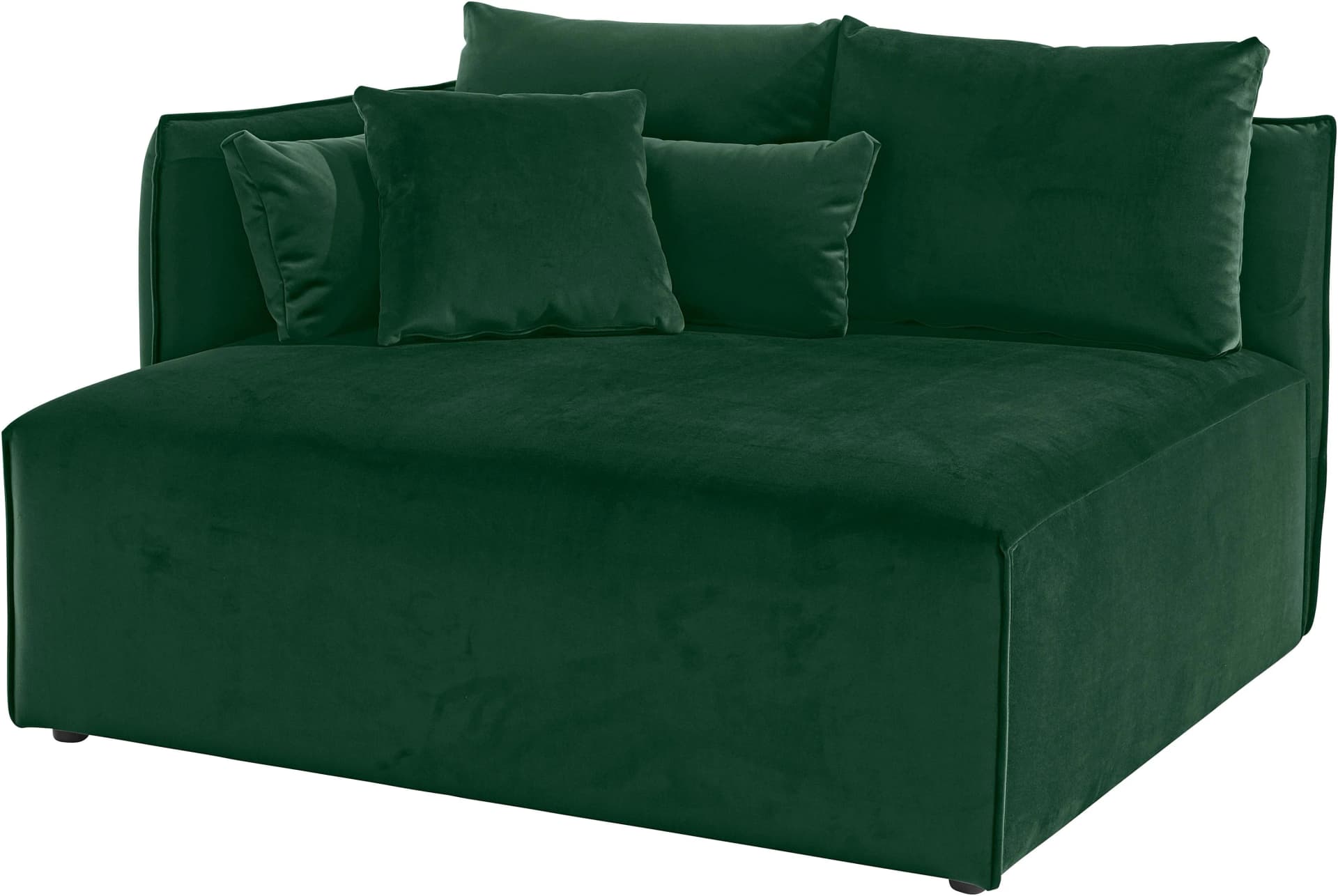 OTTO HOME Ottomane Nöre Dunkelgrün 100% Polyester Lounge-Modul