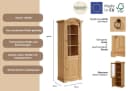 OTTO HOME Vitrine Anna Massivholz Kiefer Beige Bild 3