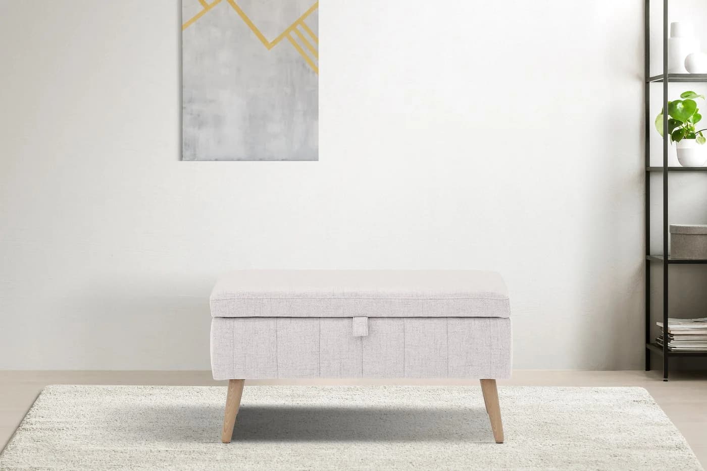 OTTO HOME AMIRA Truhenbank Beige mit Stauraum - Bild 2