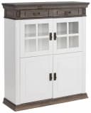 OTTO HOME Highboard Vinales Weiß Wengefarben Modern Bild 2
