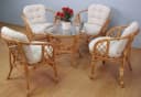 Home Affaire Beistelltisch Braun Rattan Geflecht Bild 3