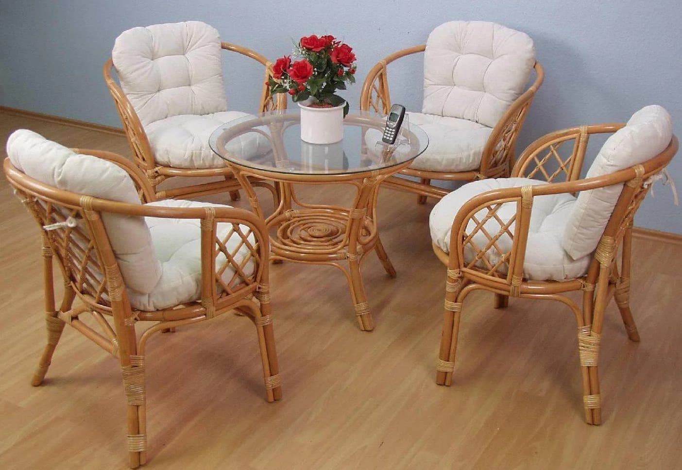 Home Affaire Beistelltisch Braun Rattan Geflecht - Bild 3