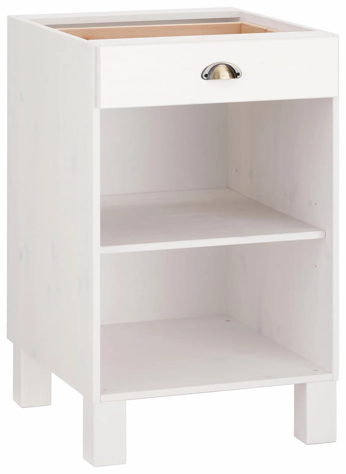 HOME AFFAIRE Oslo Unterschrank Beige Massivholz