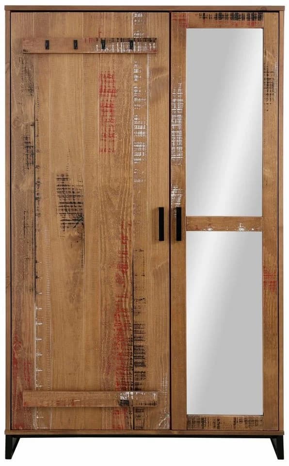OTTO HOME Garderobenschrank Santos Massivholz mit Spiegel - Bild 3