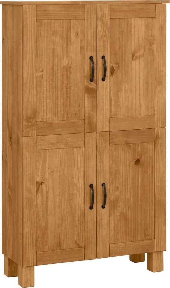 Home affaire Midischrank Rodby Massivholz Beige - Bild 2