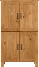 Home affaire Midischrank Rodby Massivholz Beige Bild 3