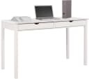 Home Affaire Schreibtisch Gava Weiß Massivholz mit Schubladen Bild 2