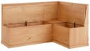 Home Affaire Eckbank Sara Massivholz Beige mit Stauraum Bild 4