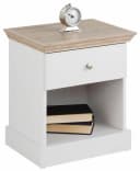OTTO HOME Binz Nachtkonsole Weiß/Eichefarben Modern Bild 1