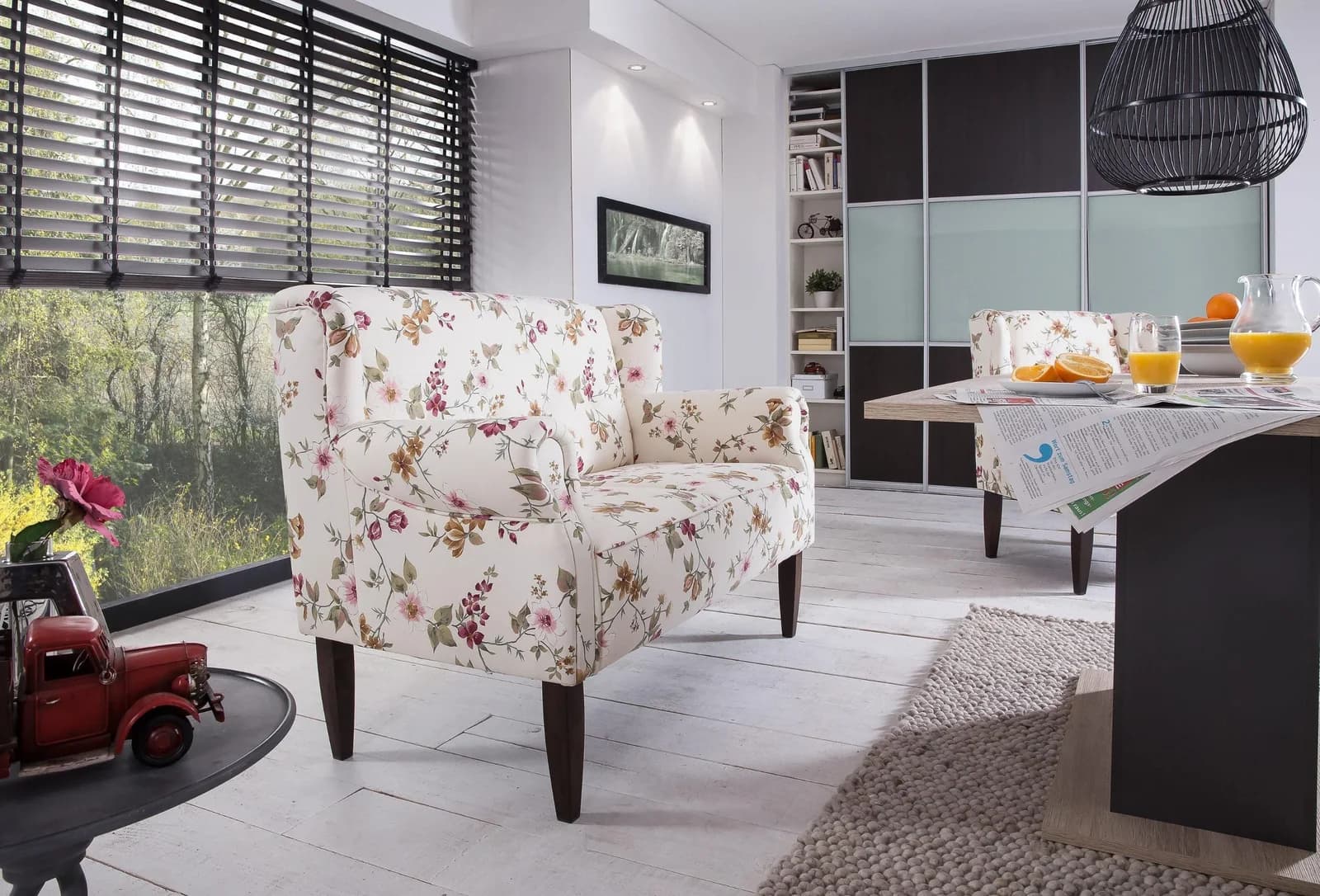 HOME AFFAIRE Moro 2-Sitzer Sofa Bunt Klassisch - Bild 4