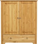 OTTO HOME Wäscheschrank Hugo Massivholz Landhausstil Beige Bild 1