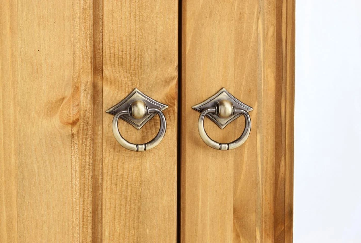 OTTO HOME Wäscheschrank Hugo Massivholz Landhausstil Beige - Bild 5