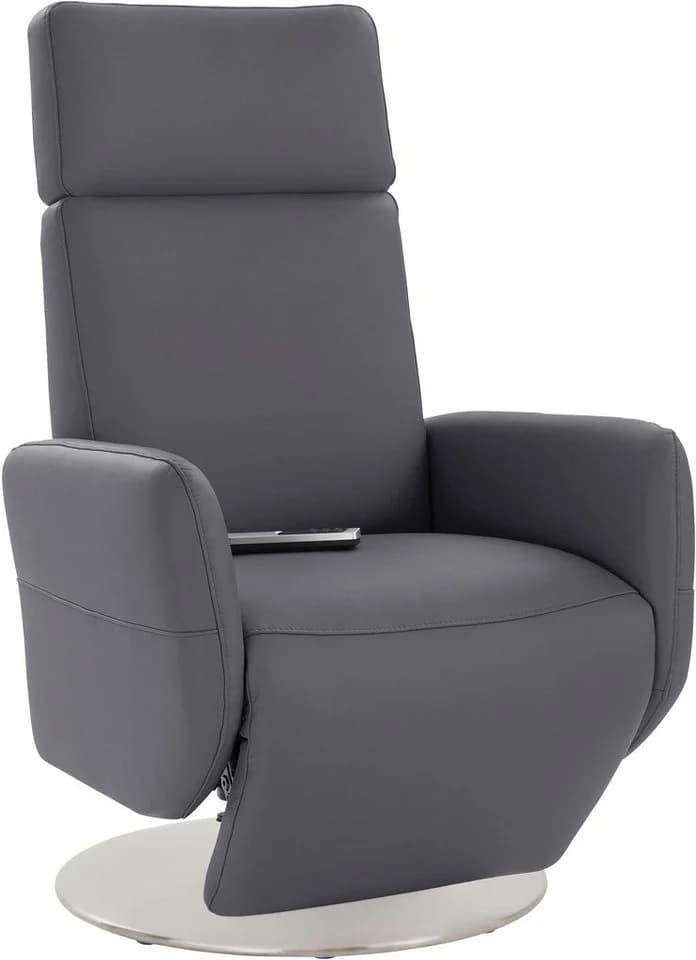 sit&more Relaxsessel Kobra L Anthrazit NaturLEDER® mit Motor