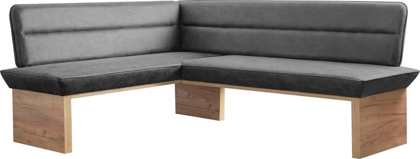 Eckbank OTTO HOME Beluna Polsterbank Sitzecke Anthrazit Eiche - Bild 2