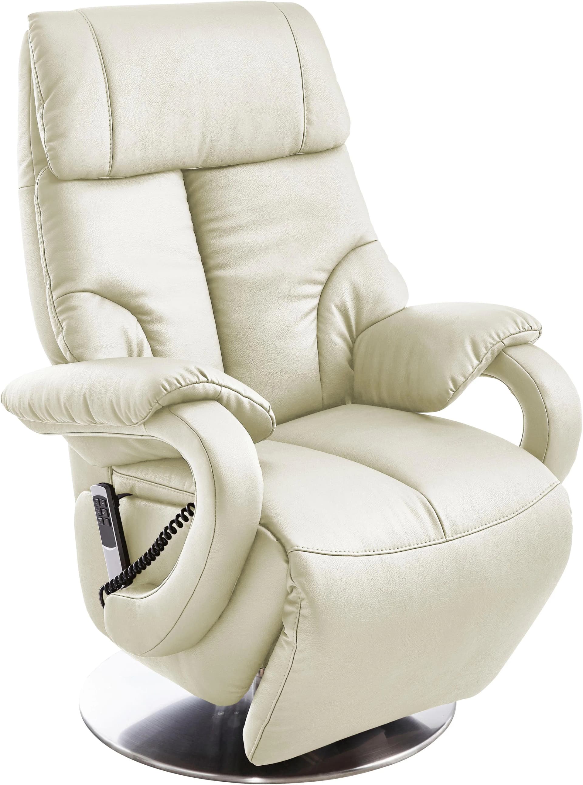 SIT & MORE TV-Sessel Invito Creme mit Aufstehhilfe