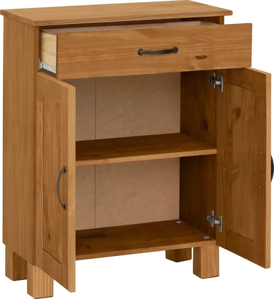 HOME AFFAIRE Rodby Unterschrank Massivholz Beige Natur - Bild 4