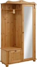 OTTO HOME Adele Kompaktgarderobe Beige Natur Massivholz Kiefer Bild 2