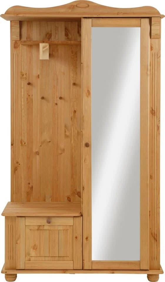 OTTO HOME Adele Kompaktgarderobe Beige Natur Massivholz Kiefer - Bild 4