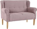 HOME AFFAIRE Moro Küchensofa Rosa Microfaser 2-Sitzer Bild 3