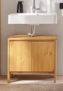 OTTO PRODUCTS Jorrick Waschbeckenunterschrank Massivholz Kiefer Beige Bild 1