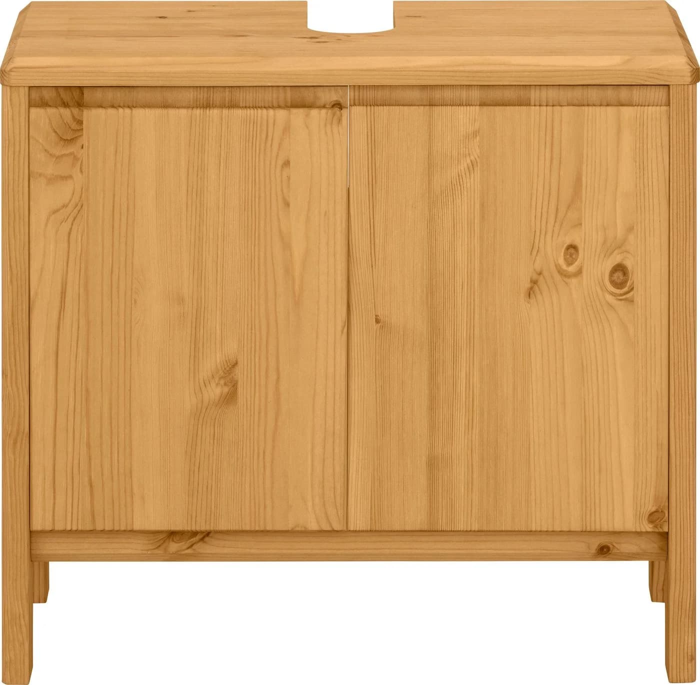 OTTO PRODUCTS Jorrick Waschbeckenunterschrank Massivholz Kiefer Beige - Bild 4