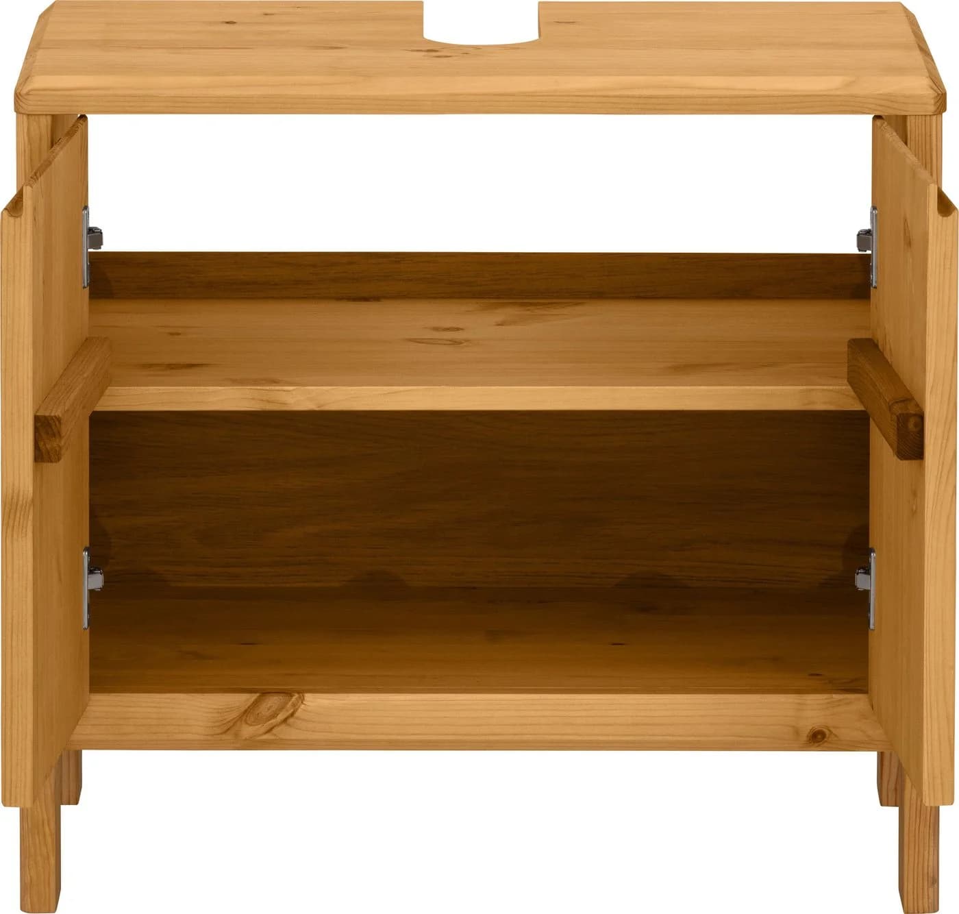 OTTO PRODUCTS Jorrick Waschbeckenunterschrank Massivholz Kiefer Beige - Bild 5