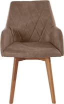 OTTO HOME Esszimmerstuhl Brest Taupe Eiche Massivholz Bild 3