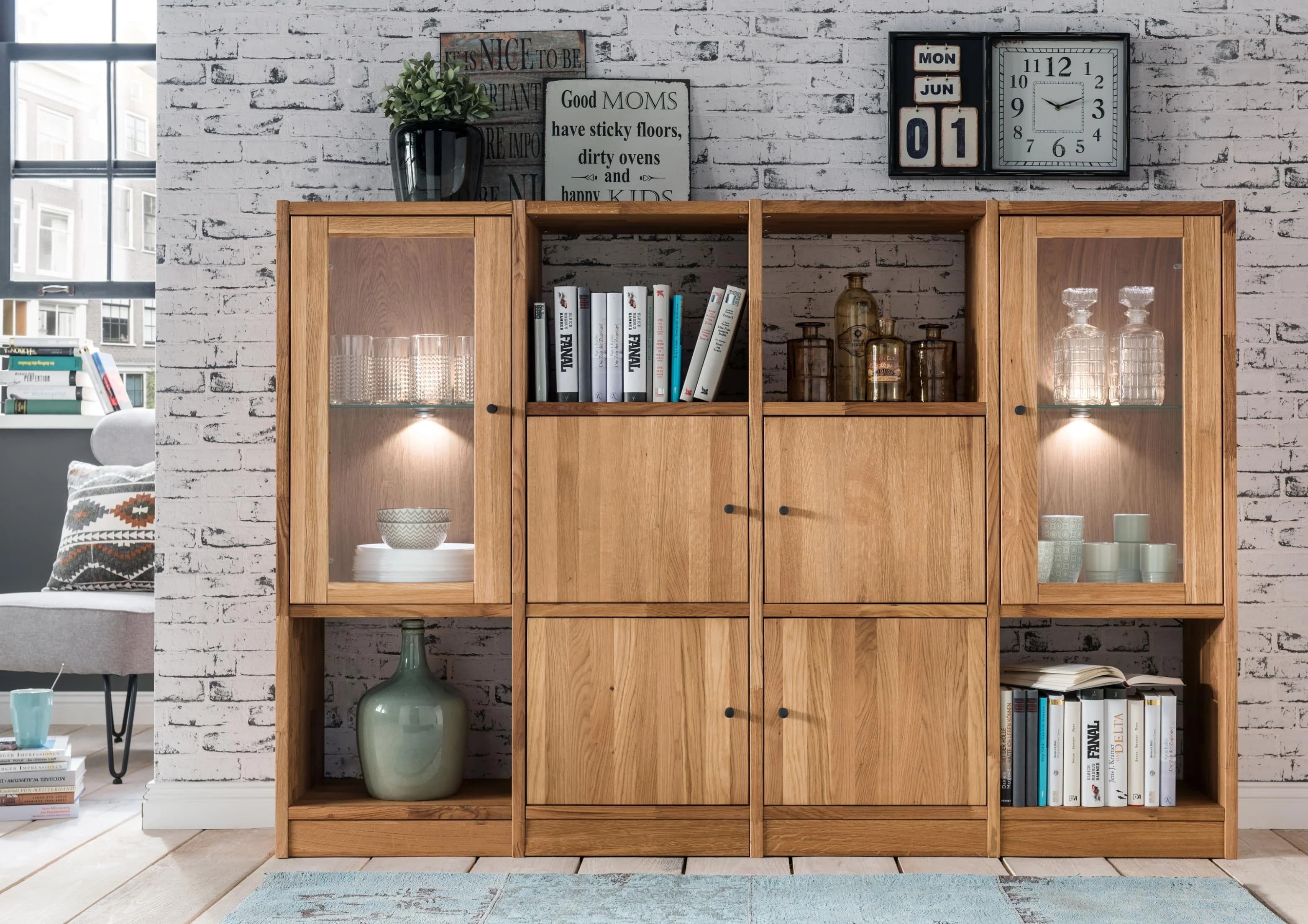 Regal HOME AFFAIRE "Ecko" Wildeiche