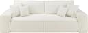 OTTO HOME Schlafsofa FINNLEY 3-Sitzer Weiss mit Bettkasten Bild 1