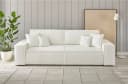 OTTO HOME Schlafsofa FINNLEY 3-Sitzer Weiss mit Bettkasten Bild 2