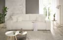 OTTO HOME Schlafsofa FINNLEY 3-Sitzer Weiss mit Bettkasten Bild 5