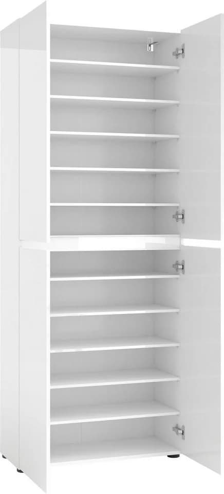 HOME AFFAIRE Schuhschrank MISTER 4 Türen Hochglanz Weiß - Bild 3