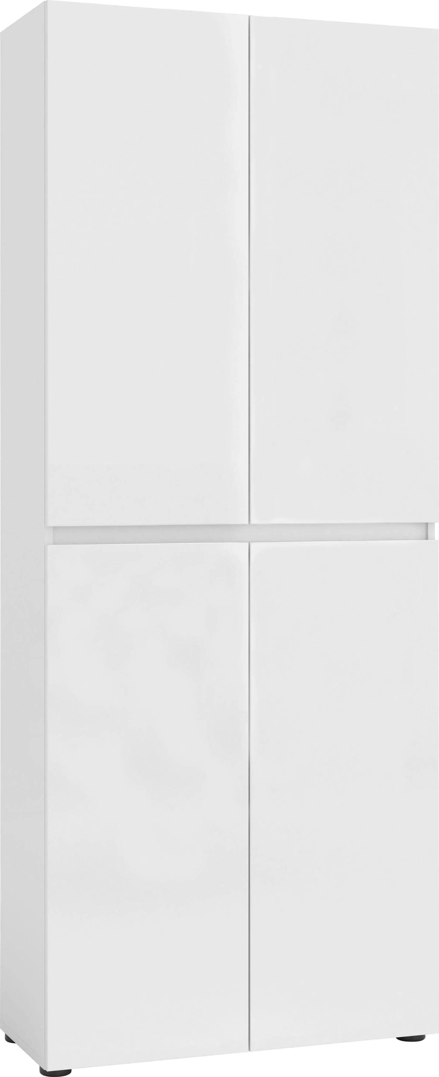 HOME AFFAIRE Schuhschrank MISTER 4 Türen Hochglanz Weiß - Bild 4