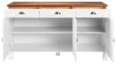 HOME AFFAIRE Oslo Unterschrank 150cm Massivholz Kiefer Beige/Gelb Bild 3