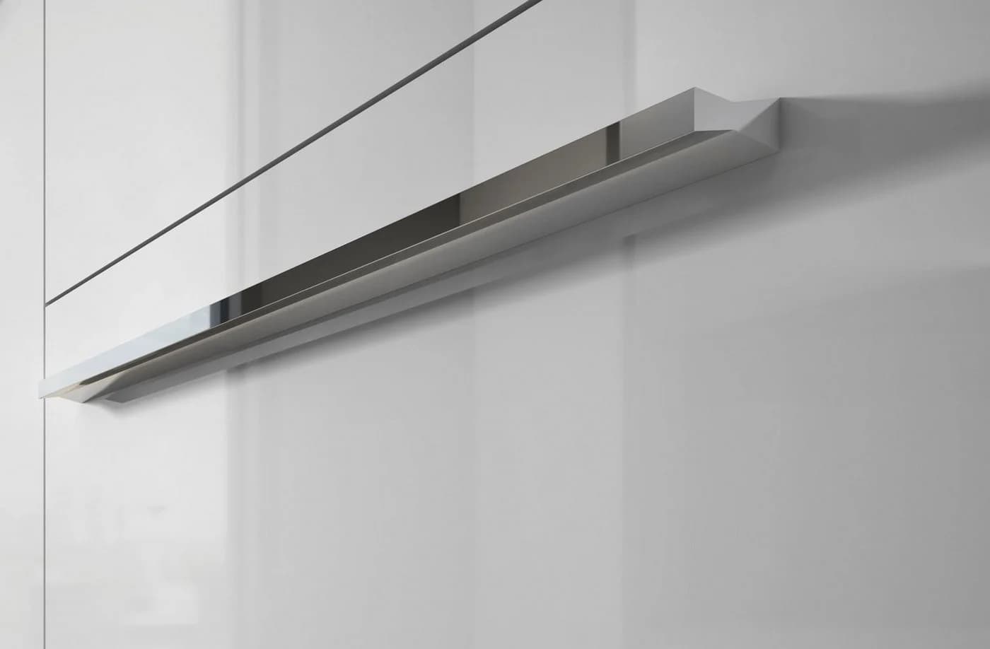 OTTO HOME Piano Drehtürenschrank Weiß Hochglanz mit LED und Soft-Close - Bild 4