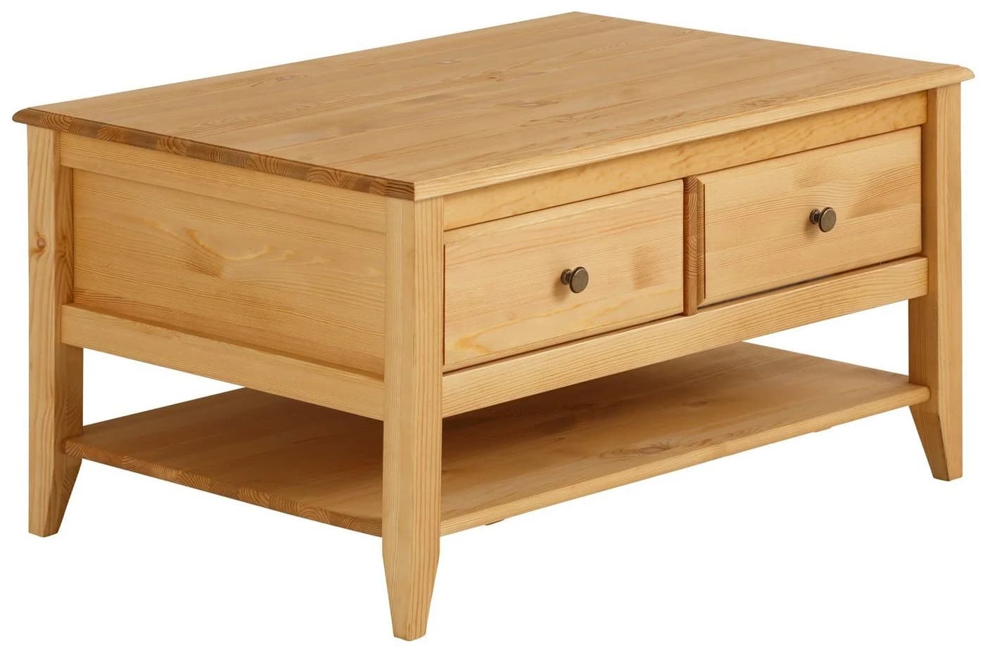 Couchtisch OTTO HOME Leonis Massivholz mit Schubladen - Bild 3