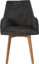 OTTO HOME Esszimmerstuhl Brest Grau Eiche Massivholz Bild 3