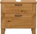 Home affaire Waschbeckenunterschrank Rodby Massivholz Beige Bild 3