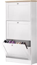 OTTO HOME Schuhschrank Heide Weiß Eiche 3 Klappen Bild 2