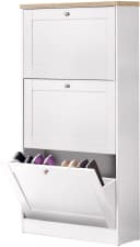 OTTO HOME Schuhschrank Heide Weiß Eiche 3 Klappen Bild 4