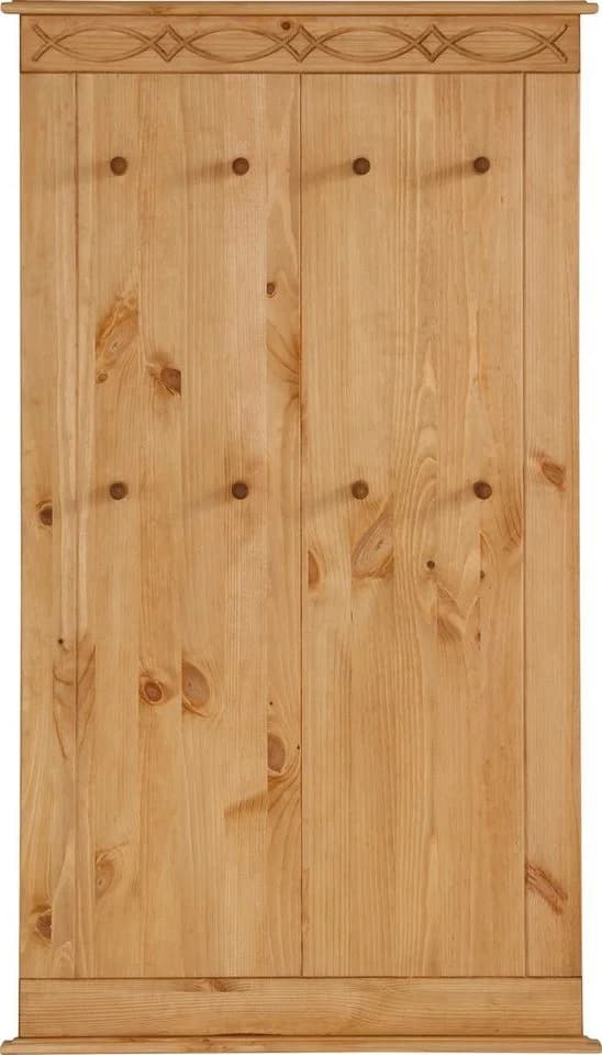 OTTO HOME Indra Garderobenpaneel Beige Natur Massivholz 8 Haken - Bild 2