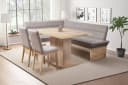 OTTO HOME Eckbankgruppe Beluna + Cross Grau 4-tlg. Microfaser Bild 2