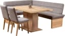OTTO HOME Eckbankgruppe Beluna + Cross Grau 4-tlg. Microfaser Bild 3