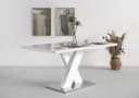 Esstisch OTTO HOME Ali Weiß Hochglanz Modernes Design Bild 2