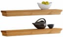OTTO HOME Wandregal Vinales 2er Set Beige Geölt Massivholz Bild 2