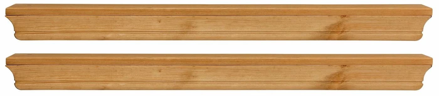 OTTO HOME Wandregal Vinales 2er Set Beige Geölt Massivholz - Bild 3