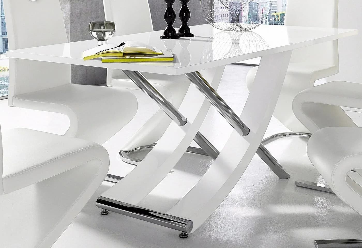 Esstisch OTTO HOME Kaleo Weiß Hochglanz Modern